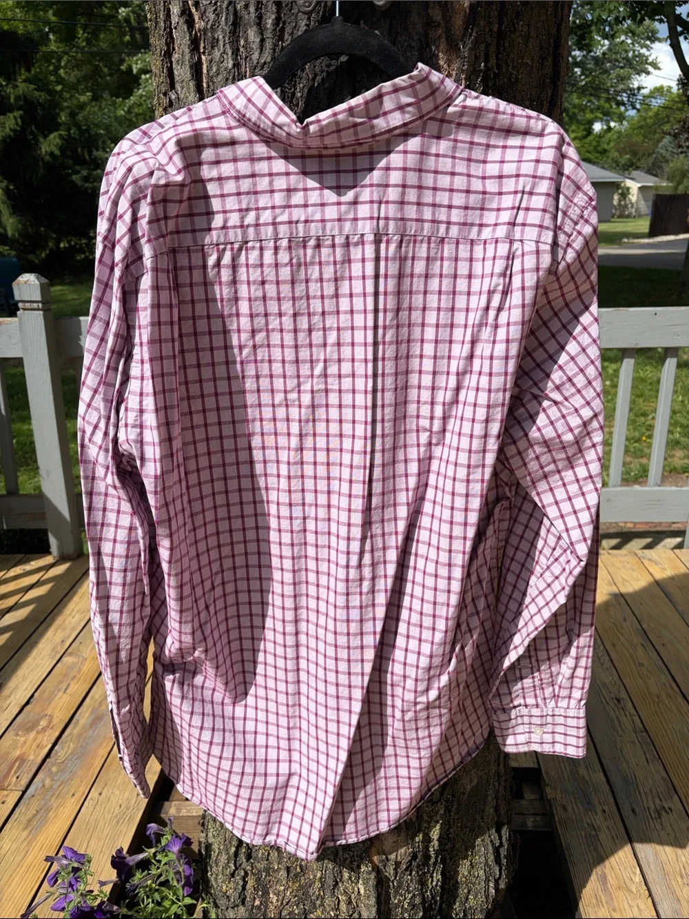 J. Crew Plaid Button-Down Shirt Mens XL